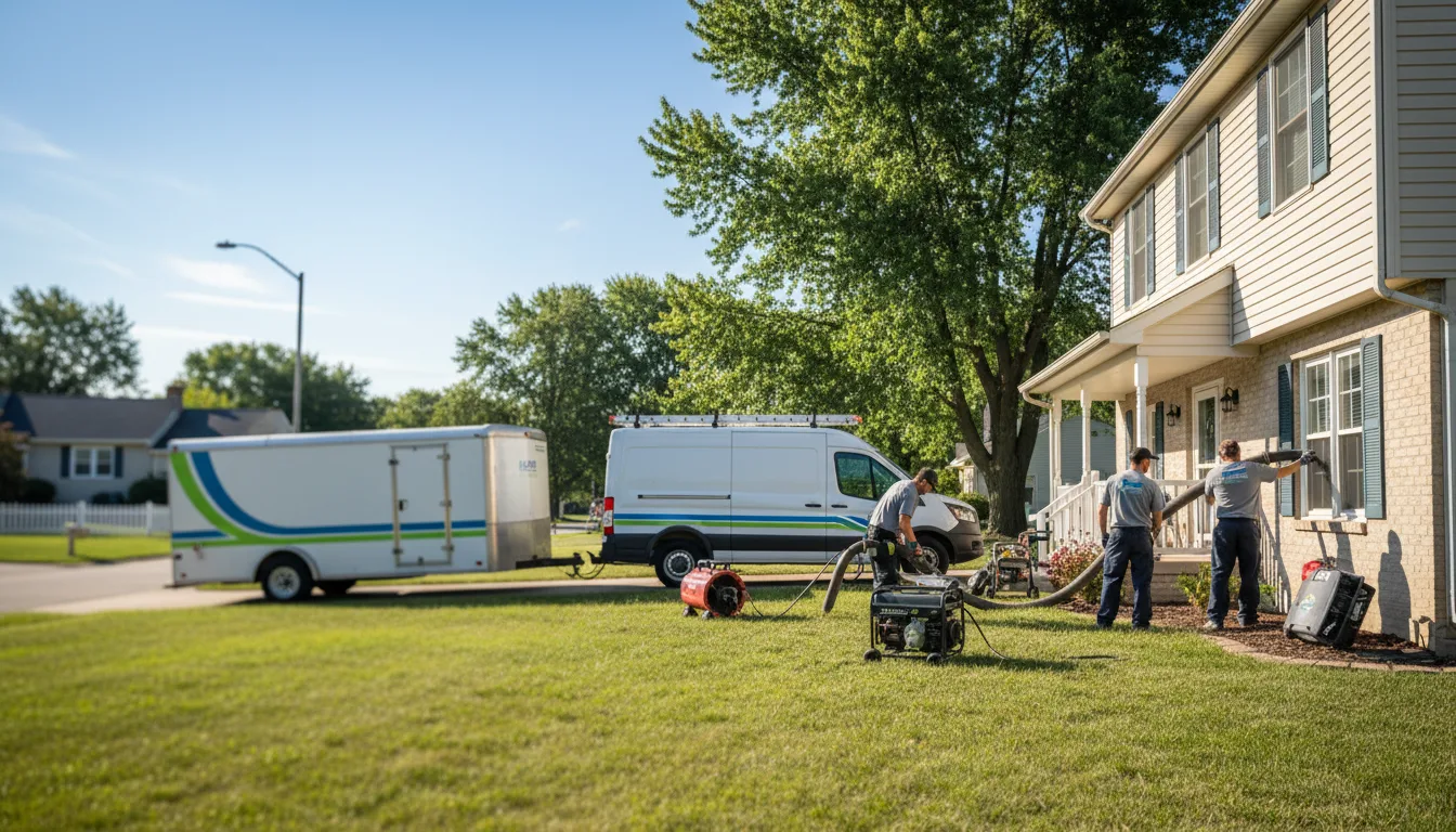Flooded Basement Restoration And Cleanup With Repair in Port Wing, WI near me